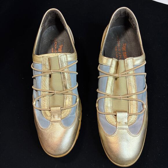 Donald Pliner Sport Travel Wm Sz 9.5 Slip On Shoes SOPHIA shiny reflective glam - Picture 8 of 8